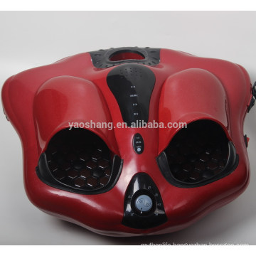 Heating pulse foot massager with massage ball